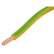 Fil VOB 6mm² - jaune/vert - Bobine 100 mètres