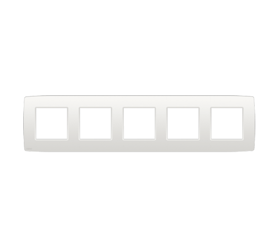 Plaque quintuple - Entraxe 71mm - Original White - Niko