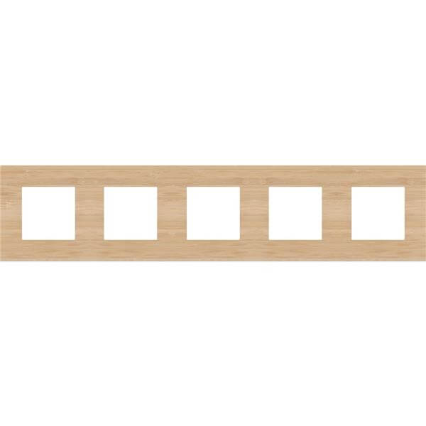 Plaque quintuple - Entraxe 71mm - Pure Bamboo - Niko
