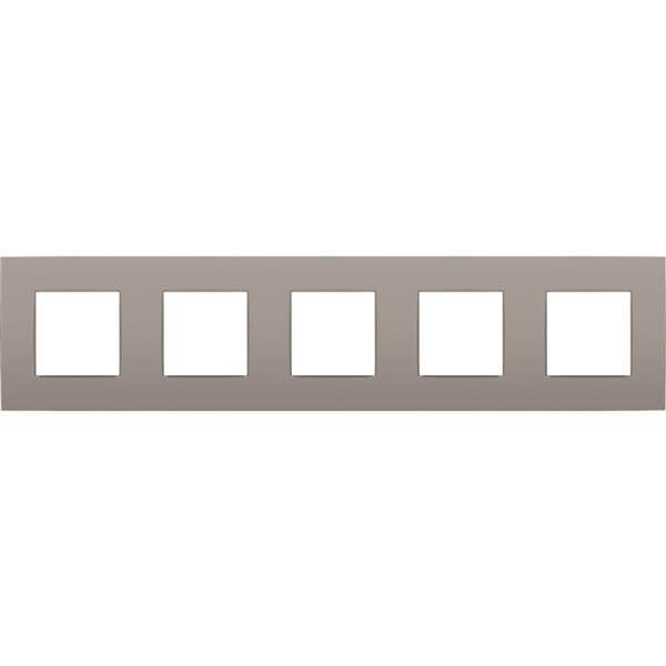 Plaque quintuple - Entraxe 71mm - Intense Bronze Coated  - Niko