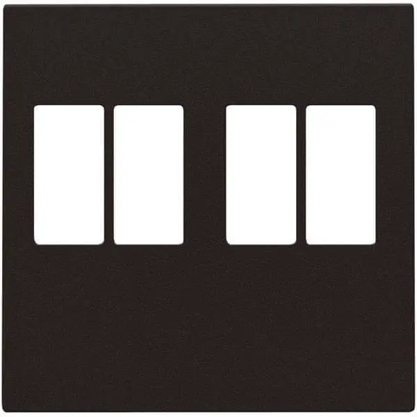 Enjoliveur pour prise audio - Double - Dark Brown - Niko