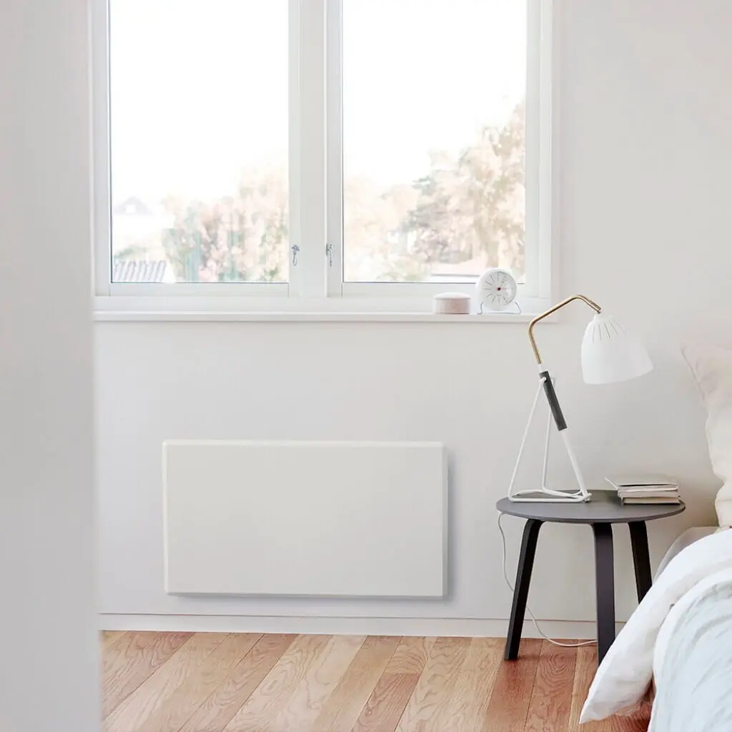 Radiateur électrique Bali - Fixe - 1.000W - 230V - Blanc - Nobo