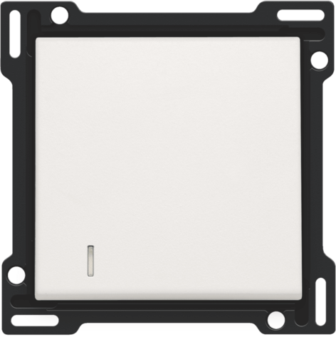 [NIK101-60005] Manette simple avec témoin - White - Niko