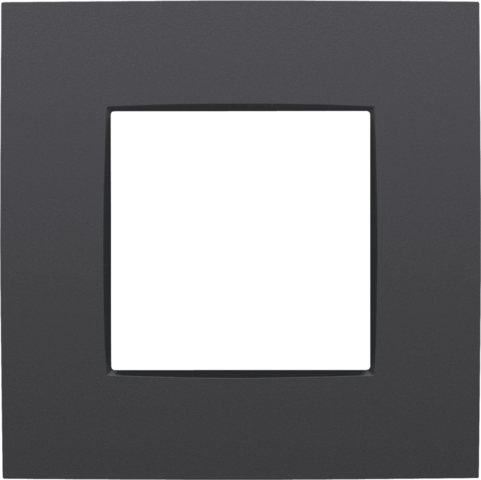 [NIK133-76100] Plaque simple - Intense Anthracite - Niko