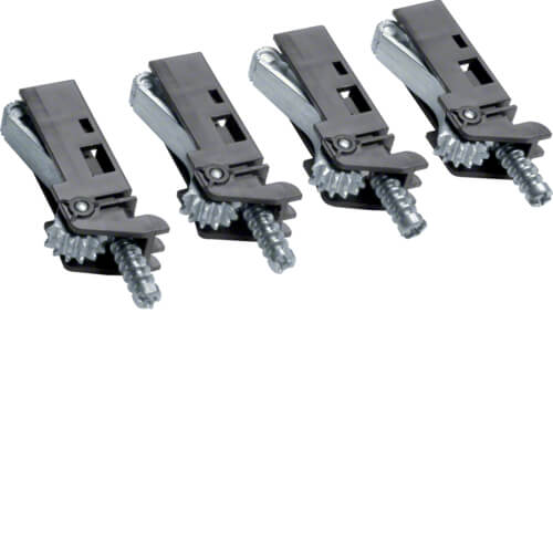 [HAGVZ405N] Pattes de fixation pour cloison creuse - Pour coffret à encastrer Volta - Hager