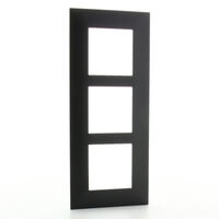 [LEG741159] Plaque triple verticale - Entraxe 57mm - Valena Next - Noir - Legrand