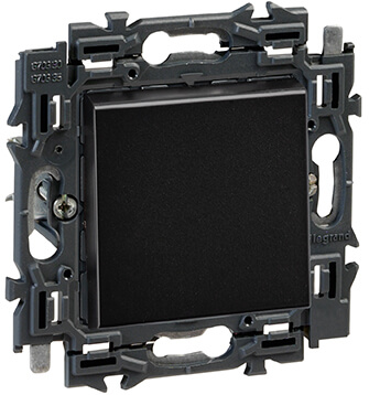 [LEG741745] Interrupteur inverseur 10A - Connexion rapide - Valena Next - Noir - Legrand