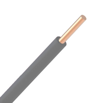 [H07VU1.5G-ECA-R100] Fil VOB rigide 1,5mm² - Gris - Rouleau de 100 mètres
