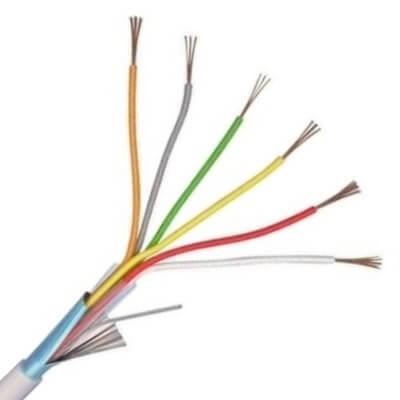 [AL6x0.22-ECA-R100] Câble alarme 6x0,22mm² - Bobine 100 mètres