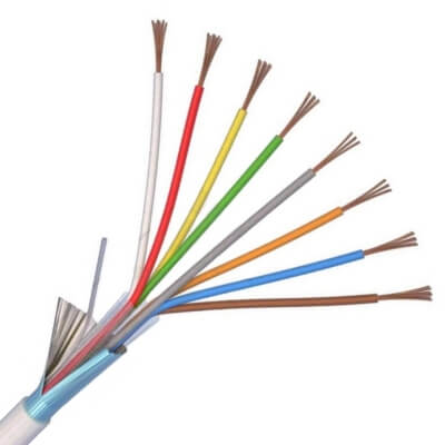 [AL8x0.22-ECA-R100] Câble alarme 8x0,22mm² - Bobine 100 mètres