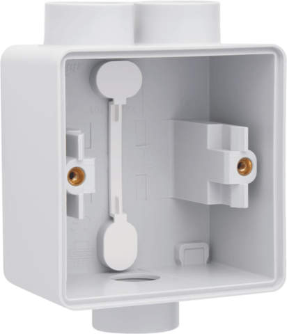 [NIK700-84112] Boîte simple 3 entrées (2 haut / 1 bas) M20 Hydro - Gris - IP55 - Niko