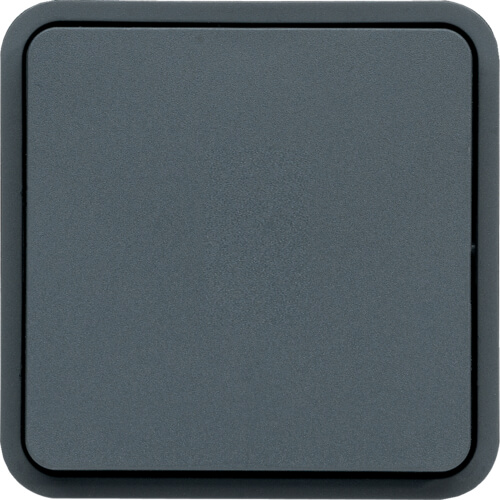 [HAGWNA001] Interrupteur va-et-vient Cubyko gris - IP55 - Quick connect - Hager