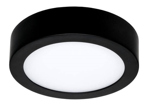 [UNIMN18014WBS] Applique / Plafonnier Led Moon 180 - avec détecteur - Rond - 14W - 940lm - 3000K° - Ø18cm - IP54 - Noir - Uni-bright