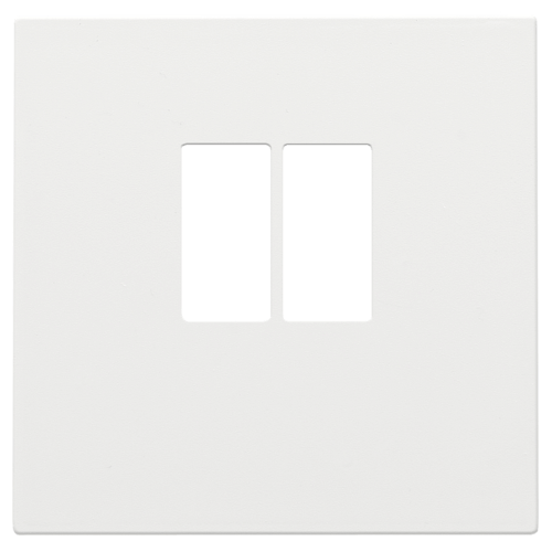 [NIK154-69801] Enjoliveur pour prise audio - Simple - White coated - Niko