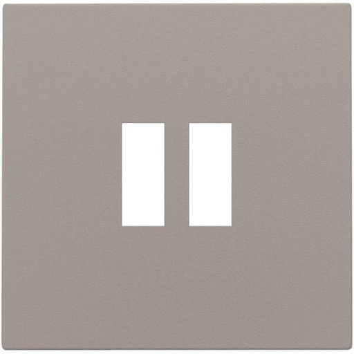 [NIK123-68001] Enjoliveur pour chargeur USB - Double - Bronze - Niko