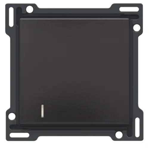 [NIK200-60005] Manette simple avec témoin - Piano black coated - Niko