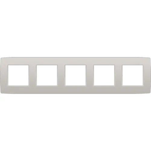 [NIK102-76005] Plaque quintuple - Entraxe 71mm - Original Light Grey - Niko