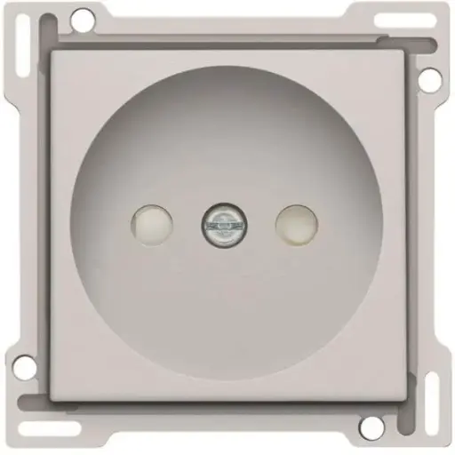 [NIK102-66501] Enjoliveur prise sans terre - Light Grey - Niko