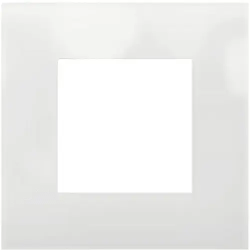 [NIK241-76100] Plaque simple - Pure Liquid snow white - Niko