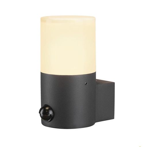 [SLV1006179] Applique extérieure Grafit Round Sensor - Avec détecteur - E27 - 11W - IP44 - 230V - Anthracite - SLV