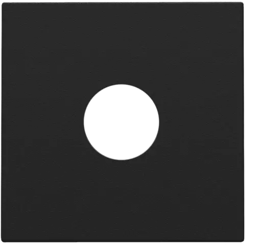 [NIK161-69102] Enjoliveur prise TV simple - Black coated - Niko